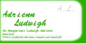 adrienn ludwigh business card